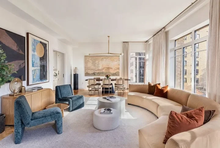 Contemporary style interiors featuring clean lines, neutral tones, and modern furnishings