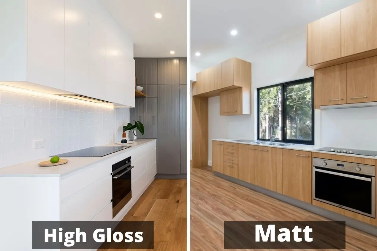 Matte Finish vs Glossy Finish comparison for home interiors