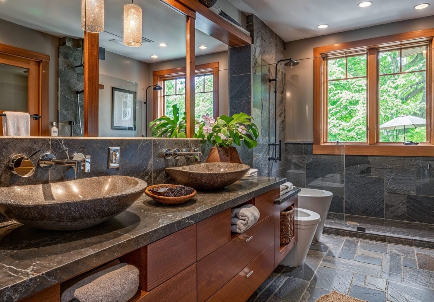 Bathroom interior ideas featuring modern design, minimalist décor, and functional layouts