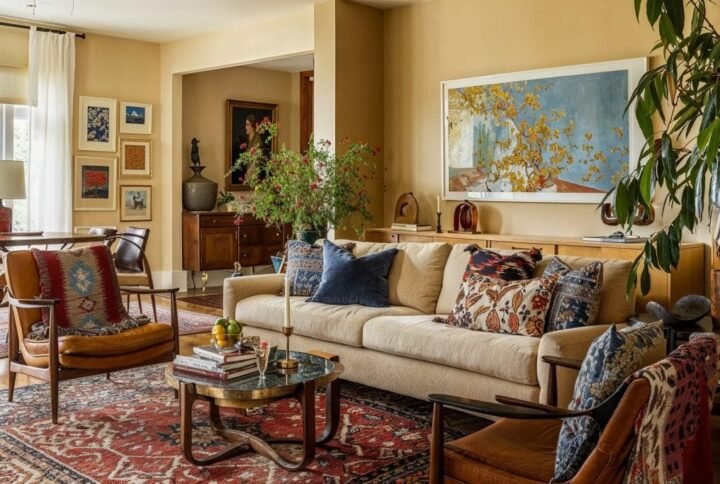 Creative pattern mixing in interiors for stylish and cohesive home décor