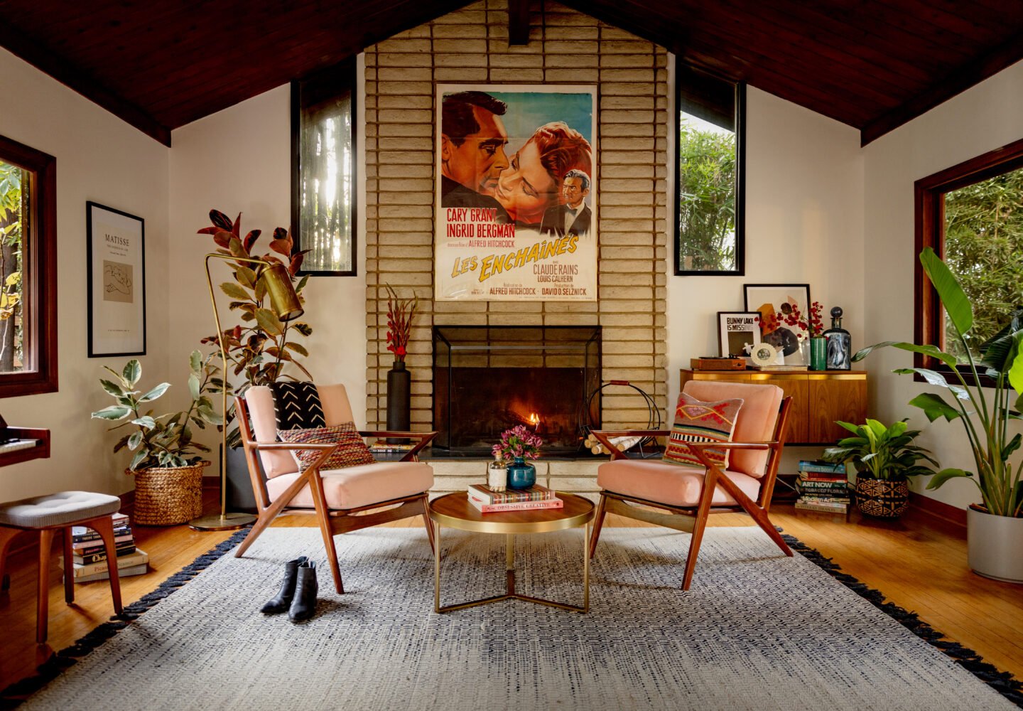 Mid-Century Modern interior with iconic furniture and stylish retro décor
