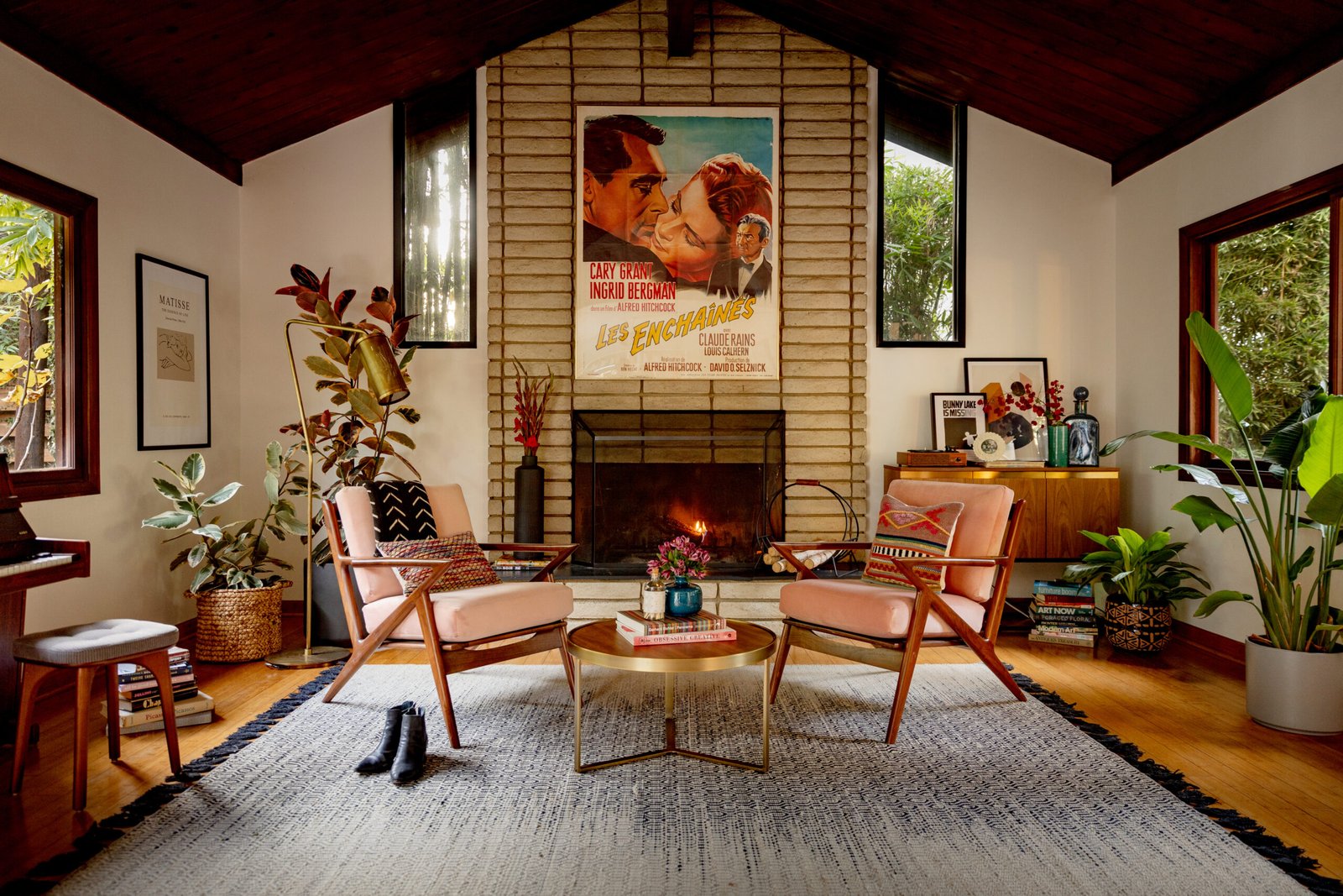 Mid-Century Modern interior with iconic furniture and stylish retro décor