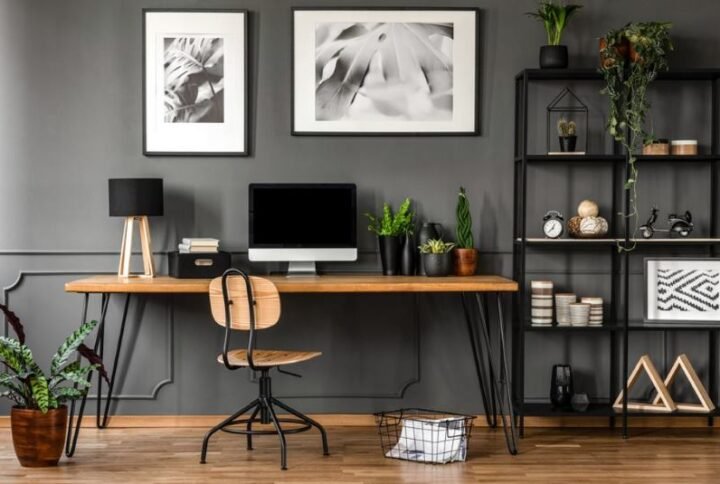 Home Office & Work-from-Home Interiors with stylish and productive workspace design