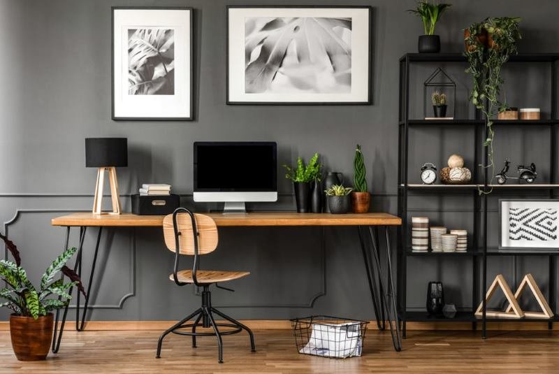 Home Office & Work-from-Home Interiors with stylish and productive workspace design