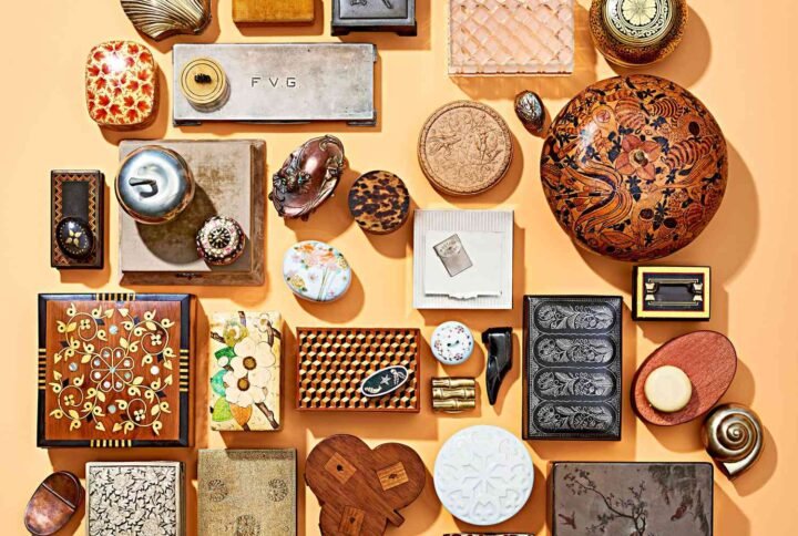 Vintage & antique pieces including classic furniture and decorative items in a stylish home interior