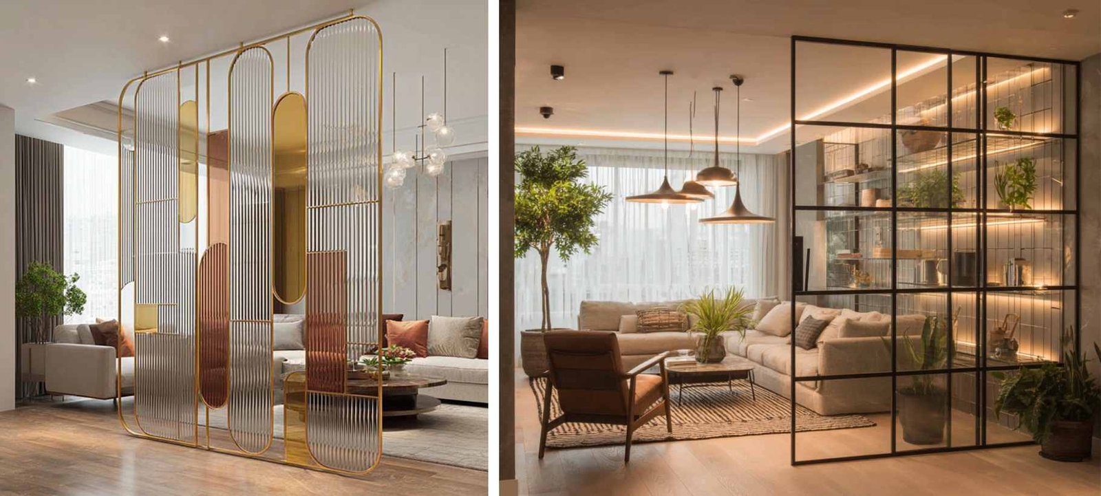 The role of glass and metal in modern interior design showcasing elegant and durable home decor